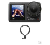 DJI Bundle Osmo Action 4 Pêche - Caméra d’Action étanche 4K/120 IPS avec FOV Ultra Large 155º, 2 Heures 30 Min d’autonomie, D-Log M 10 Bits, Support de Cou pour vidéo FPV