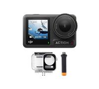 DJI Bundle Osmo Action 4 Plongée, caméra d’Action étanche | Vidéo sous-marine, poignée flottante et boîtier 60 m, D-Log M 10 bits, capteur 1/1,3 pouce, HorizonSteady 360º