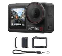 DJI Bundle Poignée de Photographie de Rue Osmo Action 5 Pro, caméra 4K | Capteur 1/1,3″, FOV 155°, batterie 4 h, prise en main améliorée, support utilitaire et poignée pour photo de rue stable