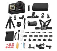 DJI Bundle Standard Combo Osmo Action 5 Pro, caméra d'action 4K/120 IPS avec capteur 1/1,3 Pouce, Suivi de Sujet pour Les Vlogs, Les Voyages et Les activités de Plein air (58 Accessoires)