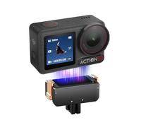 DJI Bundle Standard Osmo Action 5 Pro avec Support magnétique à Changement Rapide, Caméra Étanche avec Capteur 1/1,3", Vidéo 4K/120 IPS, Suivi de Sujet, Double Écran Tactile OLED, Idéale pour Sports