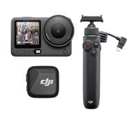 DJI Bundle Vlog Osmo Action 6, caméra d’Action pour vloggeurs avec poignée de Batterie bidirectionnelle et Mini émetteur Micro, capteur 1/1,1″, Ouverture Variable, caméra d’Action 4K pour Le vlogging