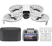 DJI Flip Fly More Combo avec Télécommande à écran RC 2, Drone avec Caméra 4K UHD pour adultes, Décollage depuis la paume, Retour automatique, Vol intelligent, 3 batteries pour 93 min d'autonomie de vo