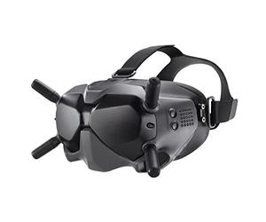 DJI FPV - Lunettes V2, visionneuse de pilote de drone DJI FPV, transmission d'images haute résolution, visionneuse de réalité augmentée pour la commande à distance du drone, transmission instantanée