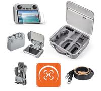 DJI Kit d'accessoires Air 3S Fly More Combo RC 2 - Sac de rangement, porte-hélice, sangle de cou, pare-soleil, site d'atterrissage, film de protection d'écran