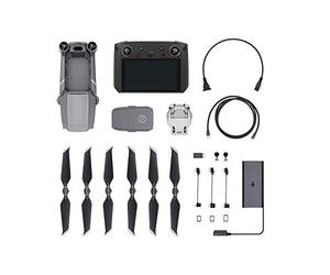 DJI Mavic 2 Pro Drone + Radiocommande Smart Controller - Drone avec Caméra Hasselblad L1D-20c, Vidéos 4K HDR 10 bits, Capteur CMOS 1” 20 MP - Radiocommande avec Écran 5,5 Ultra-Brillant 1080p - Gris