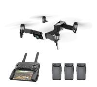 Dji Mavic Air Drone Combo Pack - Caméra 4k, Panoramas Sphere 32 Mp, Smartcapture, Gps/Glonass, Temps De Vol Max De 21 Minutes (Blanc) Blanc