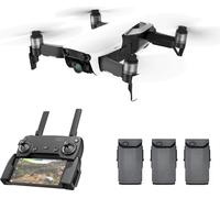 DJI Mavic Air Drone Combo Pack - Caméra 4K, panoramas sphériques 32 MP, SmartCapture, GPS/GLONASS, 21 minutes de vol maximum (blanc)
