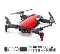 DJI Mavic Air Fly Combo (EU) - Drone Quadricoptère avec caméra / panoramiques sphériques de 32 Mpx / de photos HDR / de vidéos 4K à 30 i/s en 100 Mbit/s et de ralentis 1080p à 120 i/s - Rouge
