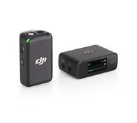 DJI Mic (1 TX + 1 RX), microphone lavallière sans fil, portée 250 m, Compact et Ultra-léger, Enregistrement 14 heures, pour PC, iPhone, caméras, pour YouTube, vlogs, diffusion en direct