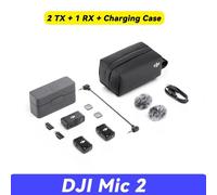 DJI Mic 2,Microphone sans fil avec suppression intelligente du bruit, MIC 2 2TX 1RX