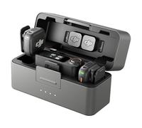 DJI Mic 3 (2 TX + 1 RX + Boîtier de Recharge), Microphone sans Fil pour iPhone/caméra/Android, ultraléger, contrôle de Gain adaptatif pour Un Volume équilibré, 28 h d’Utilisation, Vlog