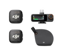 DJI Mic 3 (2 TX + 1 RX), Microphone Cravate sans Fil pour iPhone/caméra/Android, ultraléger, durée de Fonctionnement prolongée et Charge Rapide, Transmission de 400 m