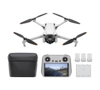 DJI Mini 3 Fly More Combo (DJI RC) - Drone miniature léger et pliable avec vidéo 4K HDR, autonomie de 38 minutes, prise de vue verticale véritable, fonctions intelligentes, classe C0