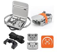 DJI Mini 4 Pro - Kit Accessoires 5 en 1 Sac de Rangement, Héliport pour drone, Housse Silicone, Support d'hélice de drone, Cordon