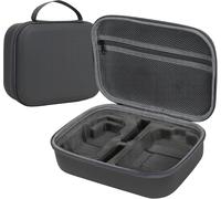Dji Mini 4k Carrying Case,Pu Leather Hard Protective Case For Dji Mini 4k/Mini 2 Se Drone And Controller With Mesh Pocket For Accessories,Grey,Classic
