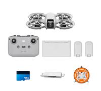 DJI Neo Bundle Fly More, Mini Drone avec Caméra 4K UHD, Drone Suiveur qui Vole Seul de 135 g, Décollage du Creux de la Main, Suivi de Sujet par IA, QuickShots, avec RC-N3 et 3 Batteries