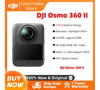 DJI Osmo 360 II 360 ° Caméra d'action panoramique 8K 60FPS, capteur 1 pouce, AI Super Night 2.0, caméra sportive pour vlog, stockage intégré de 105 Go pour voyages et cyclisme, Osmo 360 II Osmo 360 II
