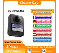 DJI Osmo 360 Standard Bundle, caméra 360° avec capteur 1 pouce ° Imaging 360 ° Vidéo en 8K Natif 360 ° Photo en 120MP avec Osmo 360 étanche 360 Adventure Combo