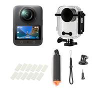 DJI Osmo 360 Standard Plongée Invisible Bundle, Caméra 360° 8K avec capteur 1 Pouce, boîtier étanche, poignée Flottante et Inserts antibuée, Photos 120 MP, caméra d’Action pour Voyages et Sport