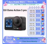DJI Osmo Action 5 pro, capteur 1/1.3″, autonomie de la batterie étendue de 4 heures, deux écrans tactiles OLED haute luminosité, Action 5 Action 5 PRO Single