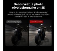 DJI Osmo Action 5 Pro Kit Standard, caméra d'action étanche 4K/120 IPS avec capteur 1/1,3", stabilisation et écran OLED tactile double