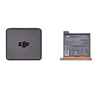 DJI Osmo Action Part 1 Batterie - Batterie de Rechange pour Osmo Action Cam, Batterie Additionnelle, Boitier de Transport et Protection, Installation Facile - Noir