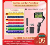 DJI Stabilisateur pour smartphone OSMO Mobile 6, en trois axes pour téléphones, bras extensible intégré, portable et pliable, stabilisateur pour vidéoblogs, vidéos YouTube et TikTok, gris ardoise