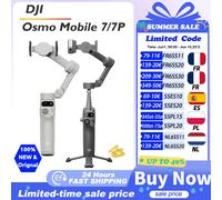 DJI Osmo Mobile 7 / DJI Osmo Mobile 7P avec perche télescopique intégrée et trépied, autonomie de 10 heures, charge du téléphone, OM 7 neuf en stock
