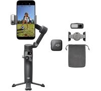 DJI Osmo Mobile 8 + émetteur Mic Mini (noir absolu) Nacelle stabilisatrice pour smartphone suivi natif IA avec audio et éclairage