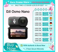 DJI Osmo Nano Bundle Standard 128G / 64GB Petite Caméra Vlog 4K/60fps & 143 ° Champ de vision large, capteur 1/1.3'' entièrement neuf, double microphone DJI 64 GB
