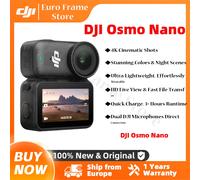 DJI Osmo Nano Bundle Standard 128G / 64GB Petite Camera Vlog 4K/60fps & 143° Wide FOV All-New 1/1.3" Sensor Dual DJI Microphones 128 Go