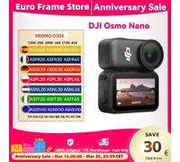 DJI Osmo Nano Bundle Standard 128G / 64GB Petite Camera Vlog 4K/60fps & 143° Wide FOV All-New 1/1.3" Sensor Dual DJI Microphones 128 Go