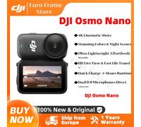 DJI Osmo Nano Bundle Standard Petite Camera Vlog 4K/60fps & 143° Wide FOV All-New 1/1.3" Sensor Dual DJI Microphones 64 Go