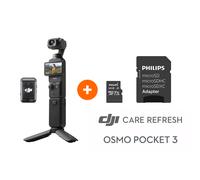 DJI - Osmo Pocket 3 Creator Combo + Care Refresh 1 an + Carte 64Go