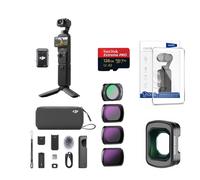DJI - Osmo Pocket 3 Creator Combo + Protection écran + Carte 128Go + 4 filtres + Objectif grand angle