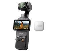 DJI Osmo Pocket 3 + émetteur Mic Mini (Blanc Arctique), caméra de vlogging, Microphone sans Fil, Audio de Haute qualité, OsmoAudio, Annulation Active du Bruit, Limite Automatique