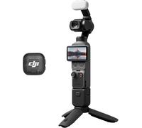DJI Osmo Pocket 4 Combo Créateur, caméra de vlog avec stabilisateur Pocket Gimbal, capteur CMOS 1 pouce et 4K/240 ips, stabilisation 3 axes, zoom 2x sans perte, plage dynamique de 14 stops, stockage i