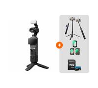 DJI - Osmo Pocket 4 Creator Combo - Edition SPECIALE (mini trépied, carte 128Go, 3 filtres OFFERTS)