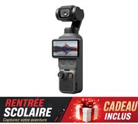 【LOCAL+】DJI Osmo Pocket 4 Caméra Vlog avec stabilisateur de poche, capteur CMOS 1″ et 4K/240fps, stabilisation 3 axes, zoom sans perte 2x, écran rotatif 2 pouces