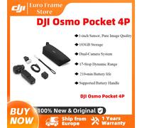 DJI Osmo Pocket 4P, stabilisateur de caméra à double objectif, en stock, capteur CMOS 1 pouce, plage dynamique de 17 niveaux, 4K/240fps, ralentis, 103 Go de stockage, caméra de vlogging Osmo Pocket 4P