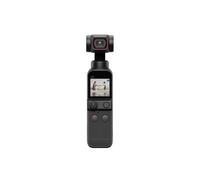 DJI Pocket 2 Stabilisateur de cardan à 3 axes avec caméra 4K, CMOS 1/1,7", photo 64 MP, suivi du visage, YouTube, TikTok, Vlog, caméra vidéo portable pour Android et iPhone, noir (renouvelé)