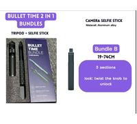 DJI Pocket 3 GoPro Selfie Stick Action Camera,Poignée rotative universelle pour trépied,temps de balle,Insta 360x4,x3 - Type Bullet Time Bundle B