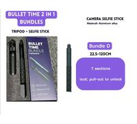 DJI Pocket 3 GoPro Selfie Stick Action Camera,Poignée rotative universelle pour trépied,temps de balle,Insta 360x4,x3 - Type Bullet Time Bundle D