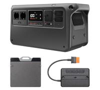 DJI Power 1000 V2, Station électrique portable, 200W panneau solaire pliable, batterie LFP de 1 024 Wh, sortie de 2 600 W, recharge de 0 à 80% en 37 min, sécurité améliorée, camping, camping-cars