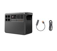 DJI Power 2000, station électrique portable, 3000 W avec câble de charge de voiture vers DC (12 V/24 V), charge rapide en 37 minutes. De 0% à 80%, générateur électrique pour le camping.