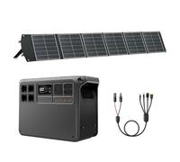 DJI Power 2000, station électrique portable 3000W, avec 1 panneau solaire pliable de 200 W, générateur électrique pour camping, maison, camping-car. MPPT requis.