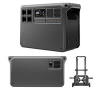 DJI Power 2000 Station électrique portable, batterie d'expansion, batterie LFP de 2 048 Wh, sortie de 3 000 W, extensible à 22 528 Wh, installations de secours à domicile ou sans réseau, camping-cars