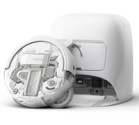 DJI ROMO A robot aspirateur et laveur, transparent, 25 000 Pa de puissance d'aspiration, capacité de navigation de type drone, bras robotiques doubles, fonctionnement sans entretien jusqu’à 200 jours,