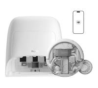 DJI ROMO A2 Robot aspirateur et Laveur optimisé par l'IA | Robot aspirateur à couverture étendue optimisé par l’IA, aspiration 36 000 Pa, réduction du bruit 85 %, design blanc